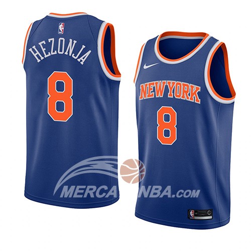 Maglia NBA New York Knicks Mario Hezonja Icon 2018 Blu